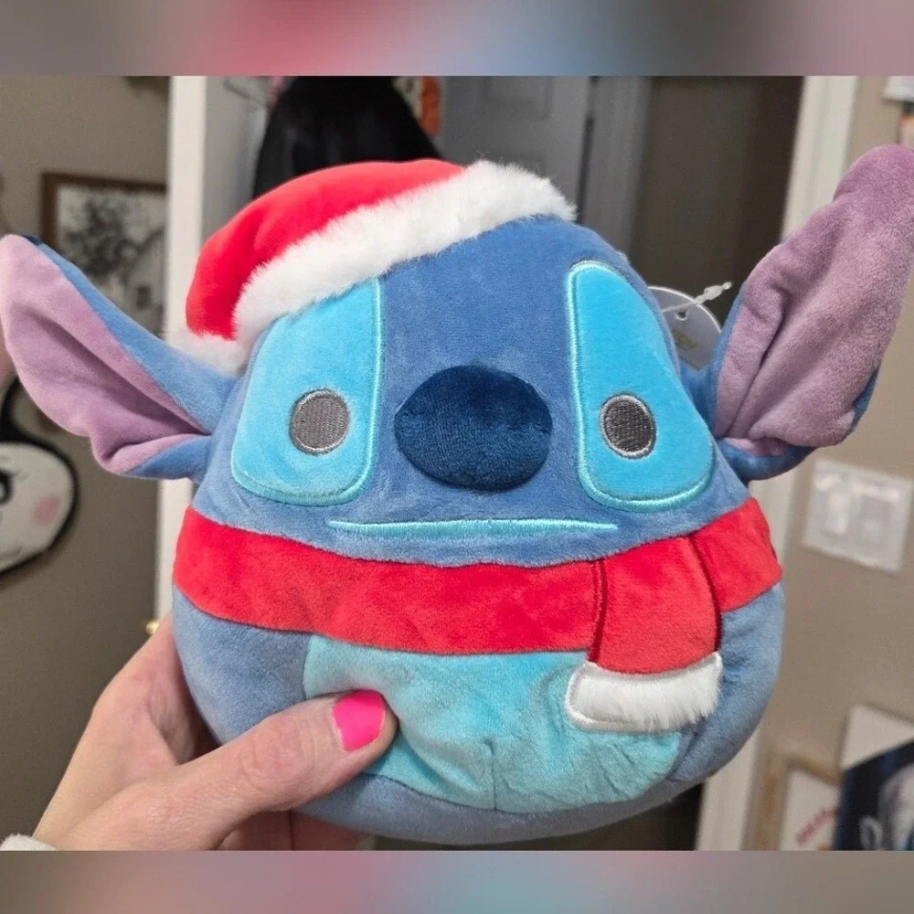 Squishmallow‎ Official KellyToy Disney Stitch Christmas Holiday Plush Toy